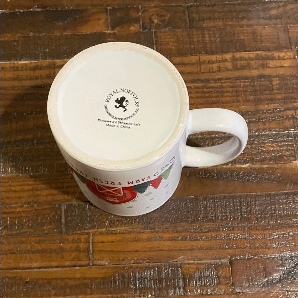 Royal Norfolk Red and White Rustic Mug